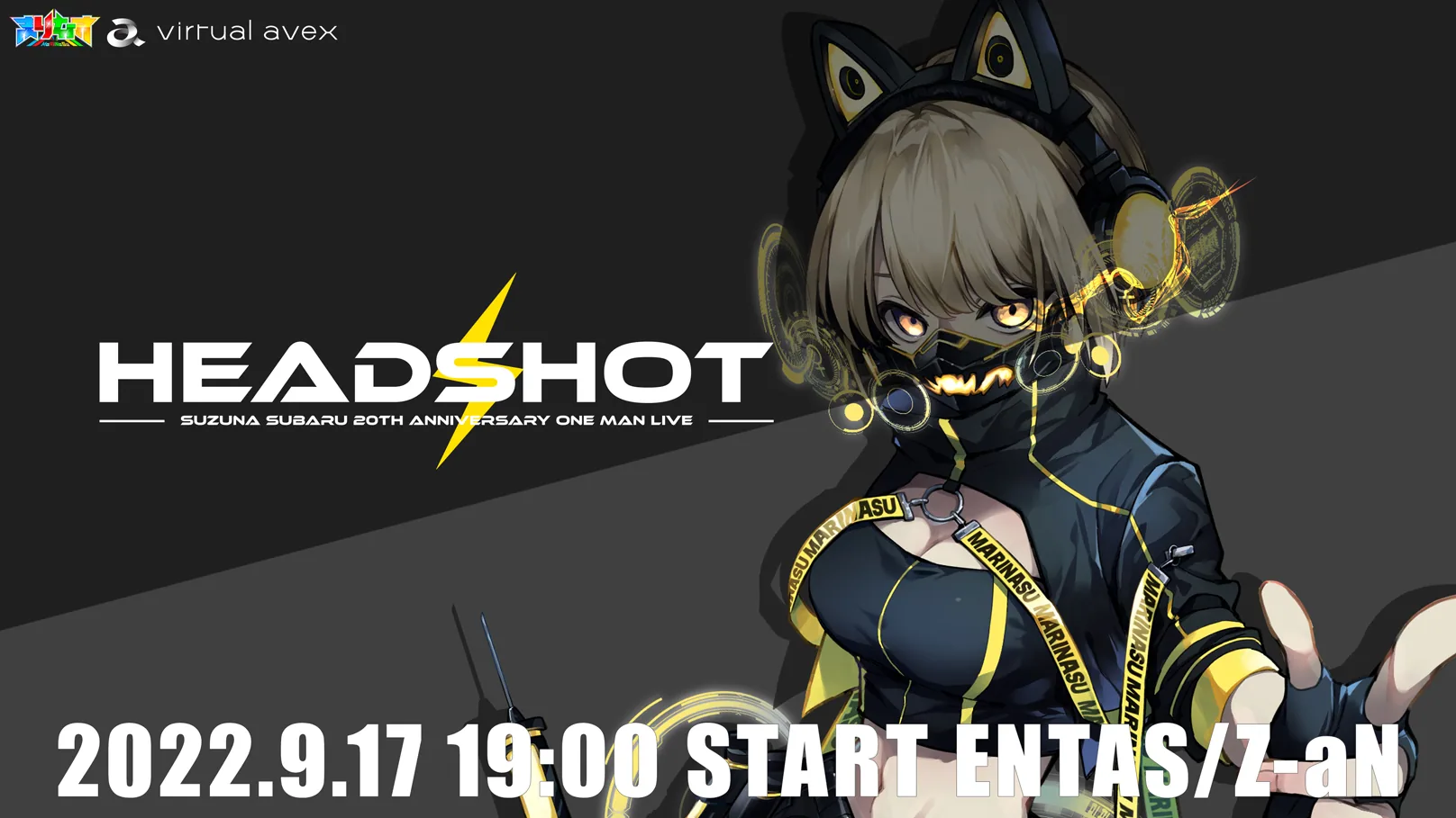 鈴鳴すばる20th Anniversary ONE-MAN Live「HEADSHOT」